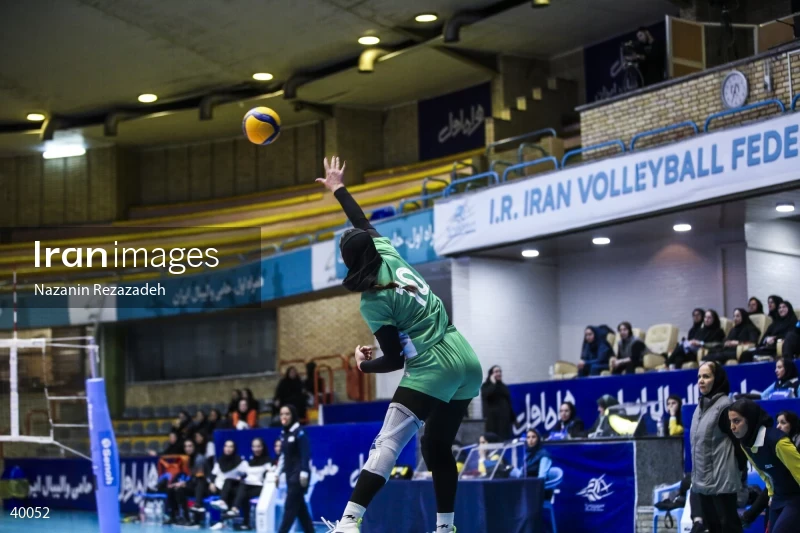 Saipa Tehran Vs. Zob Ahan Isfahan - Women's Volleyball Premier League.