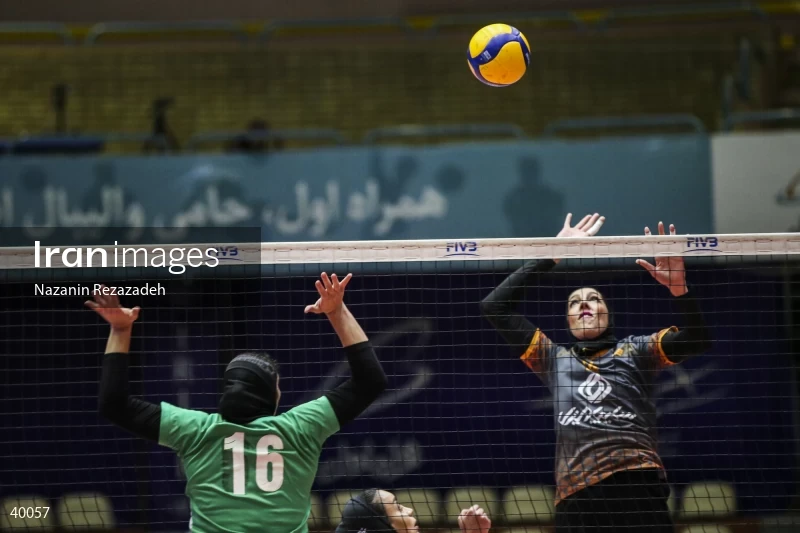 Saipa Tehran Vs. Zob Ahan Isfahan - Women's Volleyball Premier League.