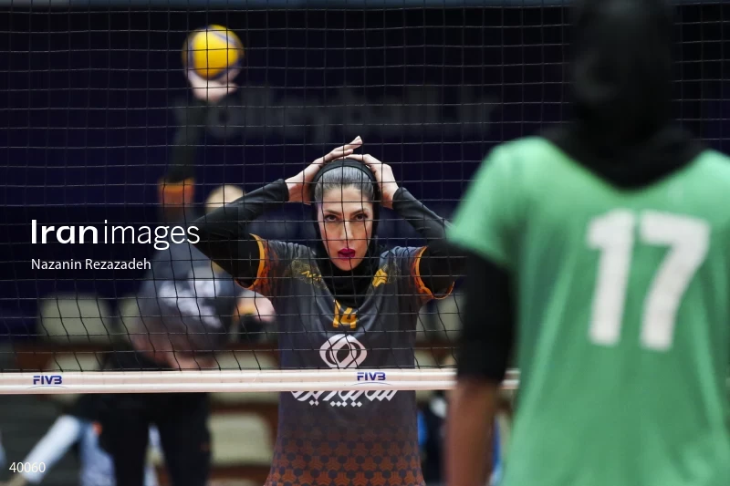 Saipa Tehran Vs. Zob Ahan Isfahan - Women's Volleyball Premier League.