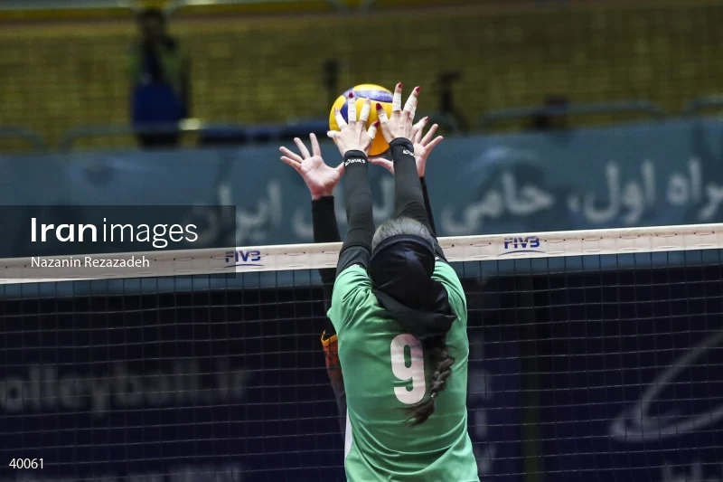 Saipa Tehran Vs. Zob Ahan Isfahan - Women's Volleyball Premier League.