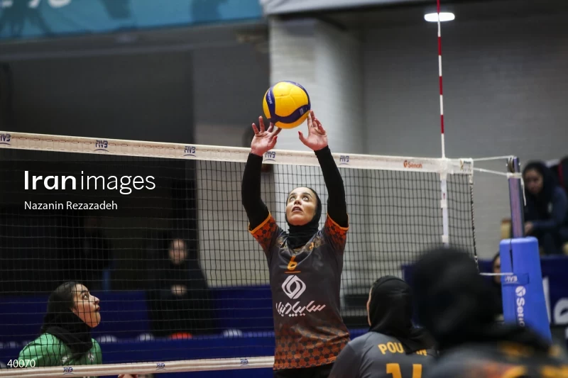 Saipa Tehran Vs. Zob Ahan Isfahan - Women's Volleyball Premier League.
