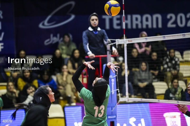 Saipa Tehran Vs. Zob Ahan Isfahan - Women's Volleyball Premier League.