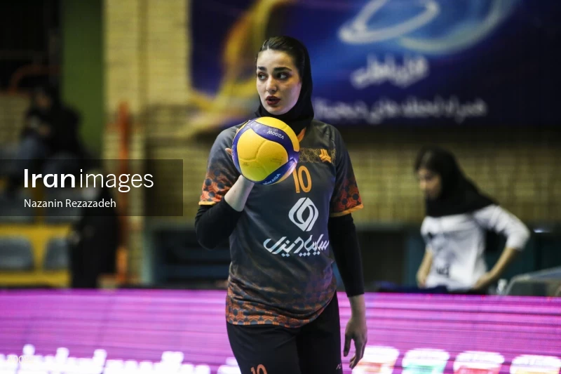 Saipa Tehran Vs. Zob Ahan Isfahan - Women's Volleyball Premier League.