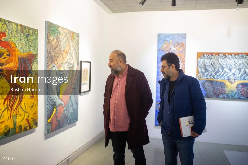 Siroos Moghaddam Painting Exhibition