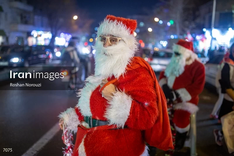 Christmas Eve in Mirzaye Shirazi St