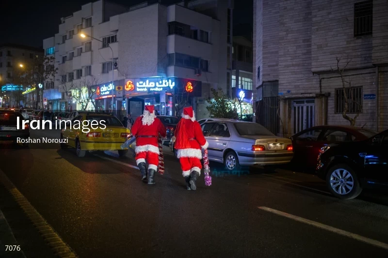 Christmas Eve in Mirzaye Shirazi St