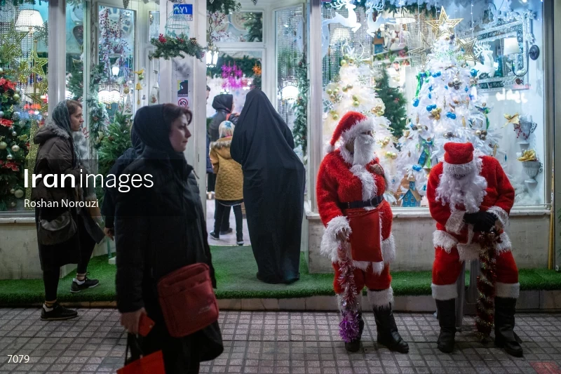 Christmas Eve in Mirzaye Shirazi St