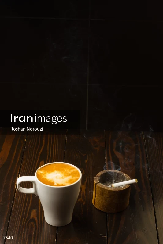 Latte with Cigarette