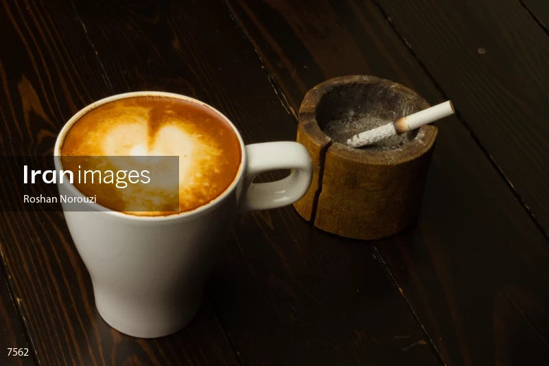 Latte with Cigarette