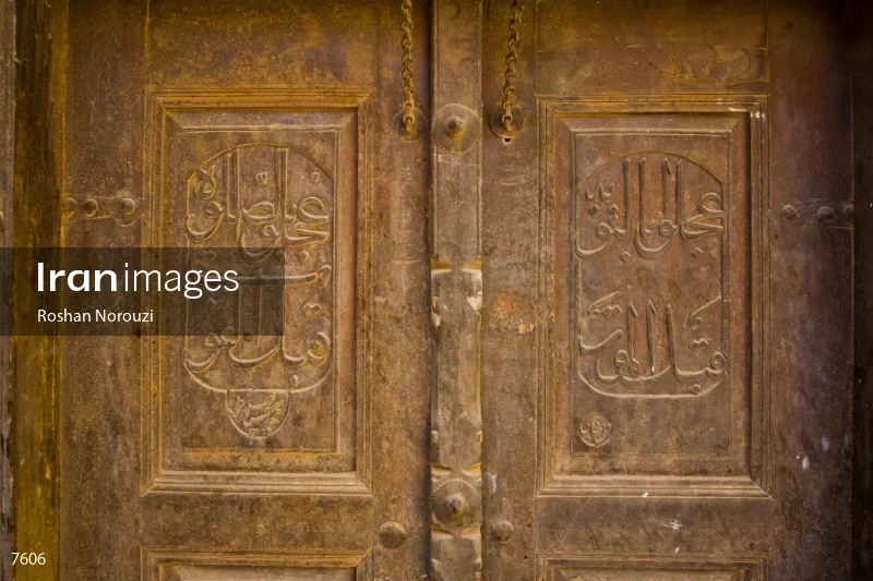 Old wooden door