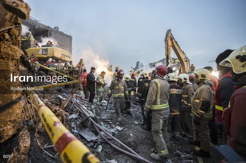Tehran's Iconic Plasco Building Collapses After Fire