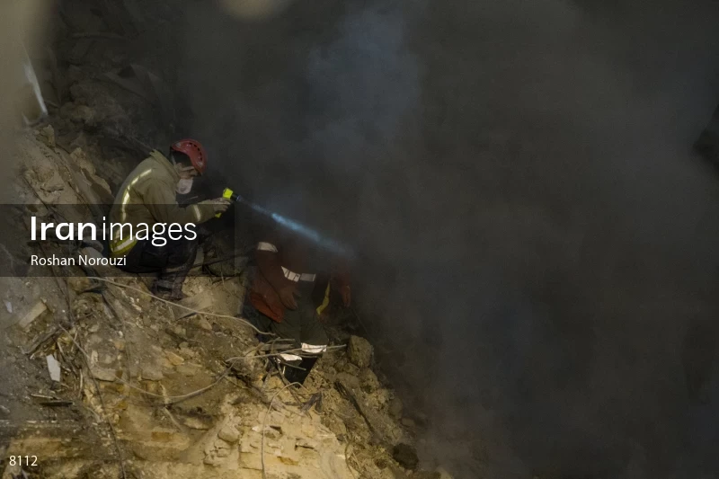 Tehran's Iconic Plasco Building Collapses After Fire