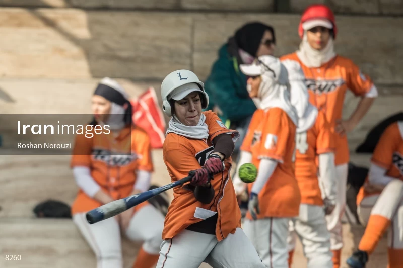 Women softball freindly match between Teyf and Azarakhsh