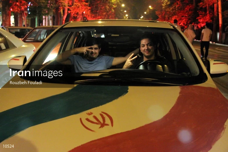 Celebration of nuclear agreement in Iran