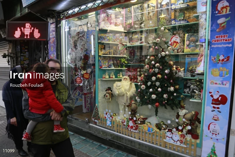 Christmas preparations in Tehran