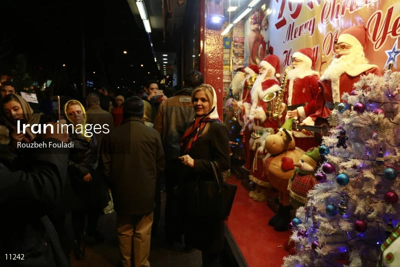 Christmas preparations in Tehran