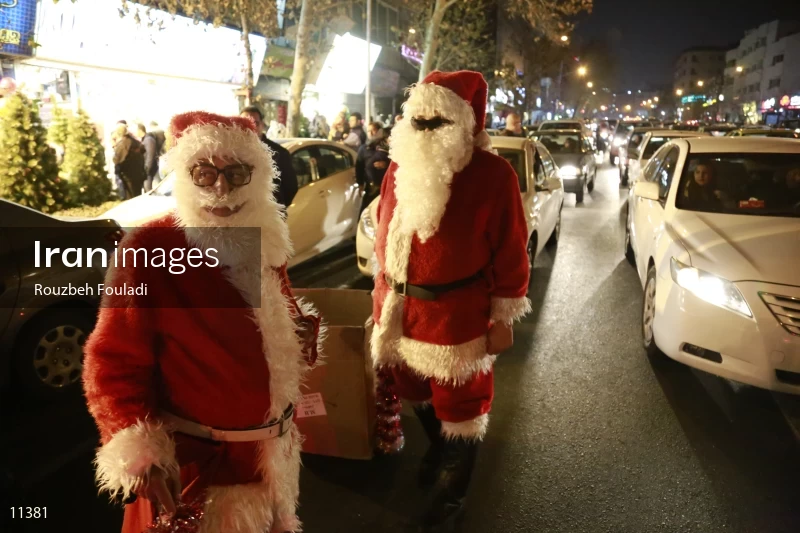 Christmas preparations in Tehran