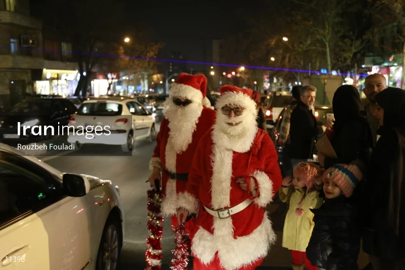 Christmas preparations in Tehran