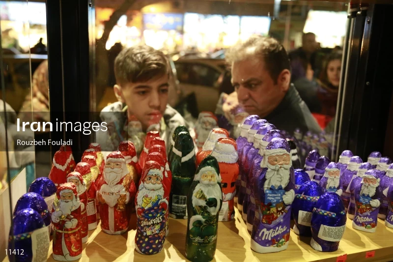 Christmas preparations in Tehran