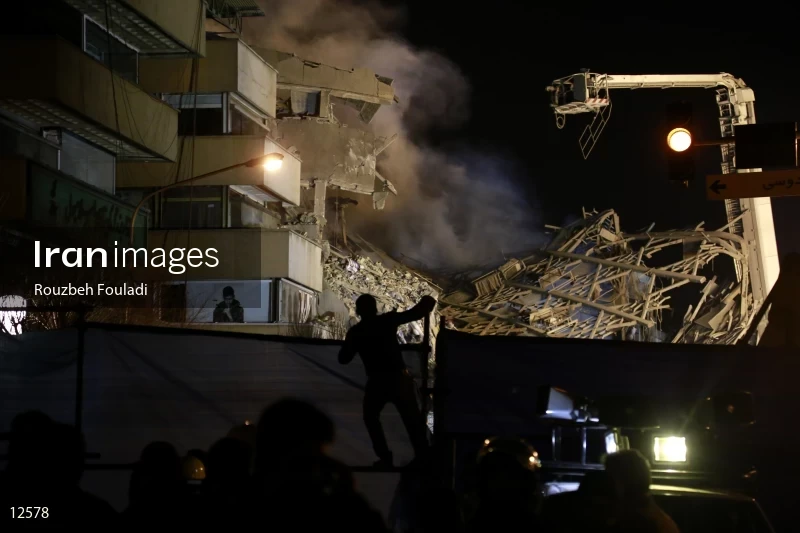 Tehran's Iconic Plasco Building Collapses After Fire