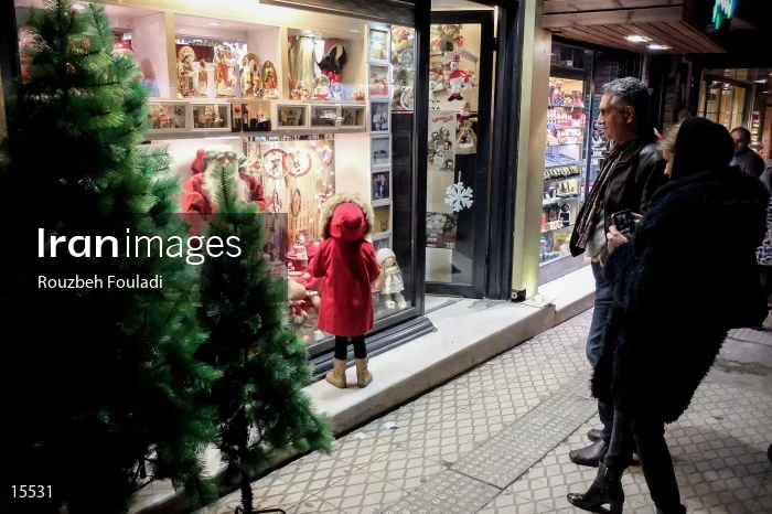 Christmas preparations in Tehran