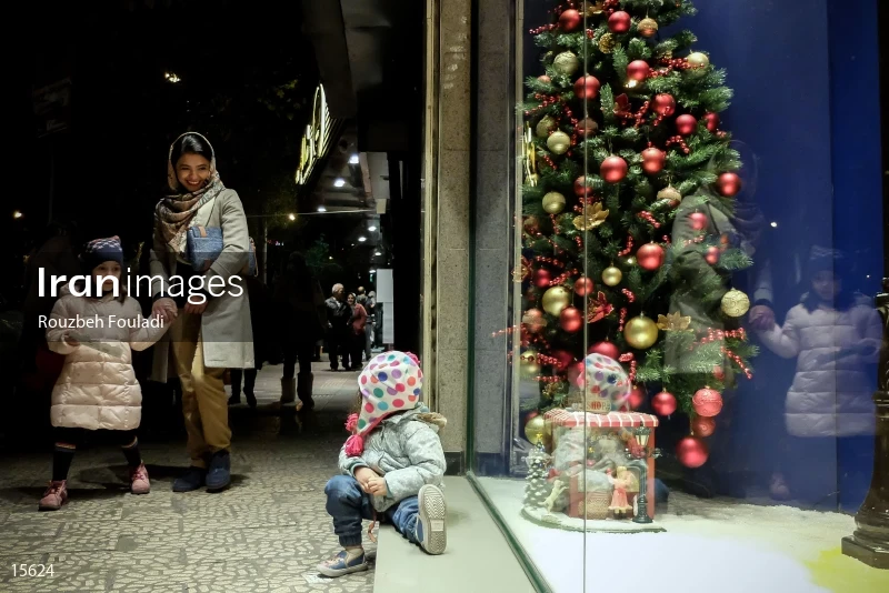Christmas preparations in Tehran