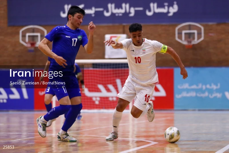 Iran Vs Uzbekistan Friendly Futsal match
