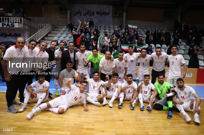 Iran Vs Uzbekistan Friendly Futsal match