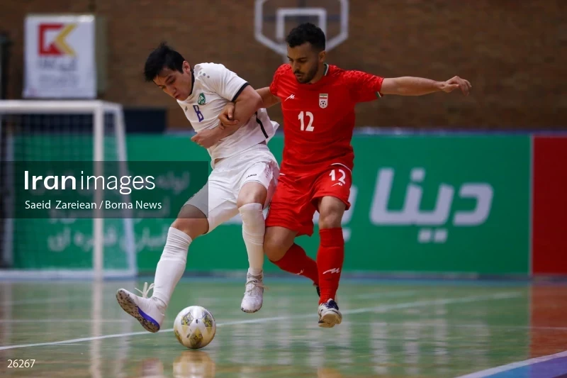 Iran Vs Uzbekistan Friendly Futsal match