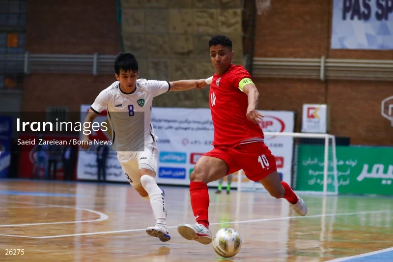 Iran Vs Uzbekistan Friendly Futsal match