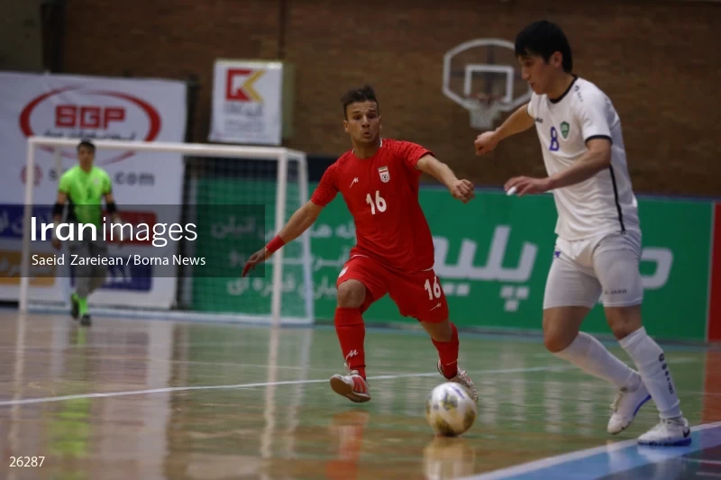 Iran Vs Uzbekistan Friendly Futsal match