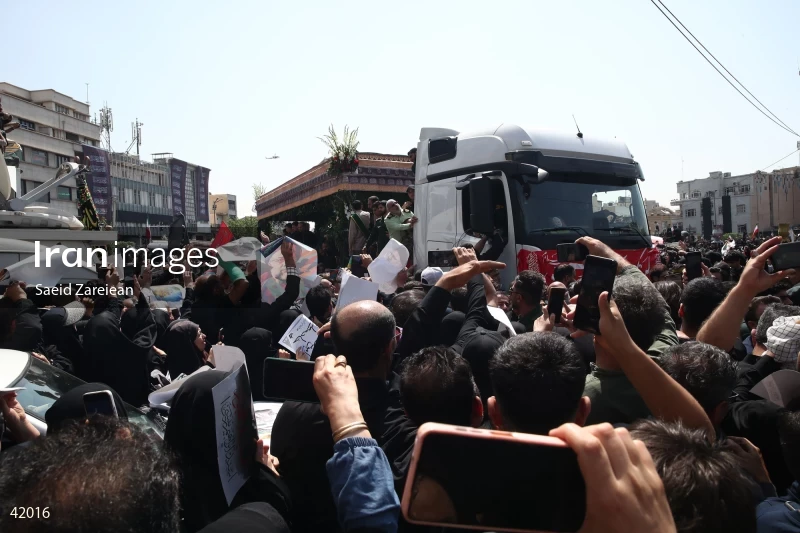 The funeral for Seyed Ebrahim Raisi, the President of Iran, and his companions in Tehran