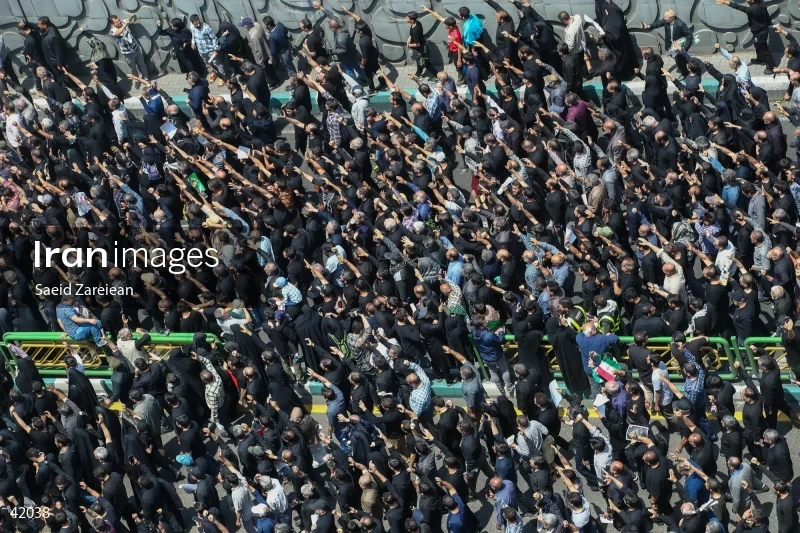 The funeral for Seyed Ebrahim Raisi, the President of Iran, and his companions in Tehran