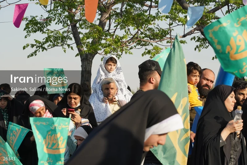 Celebration for first time fasting school girls in Tehran