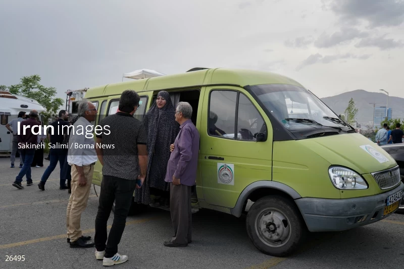 Camper travel cars gathering in Tehran