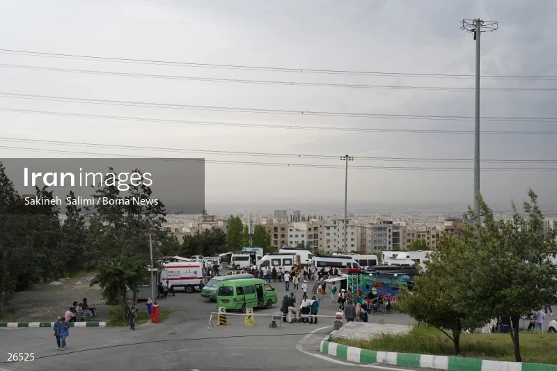 Camper travel cars gathering in Tehran