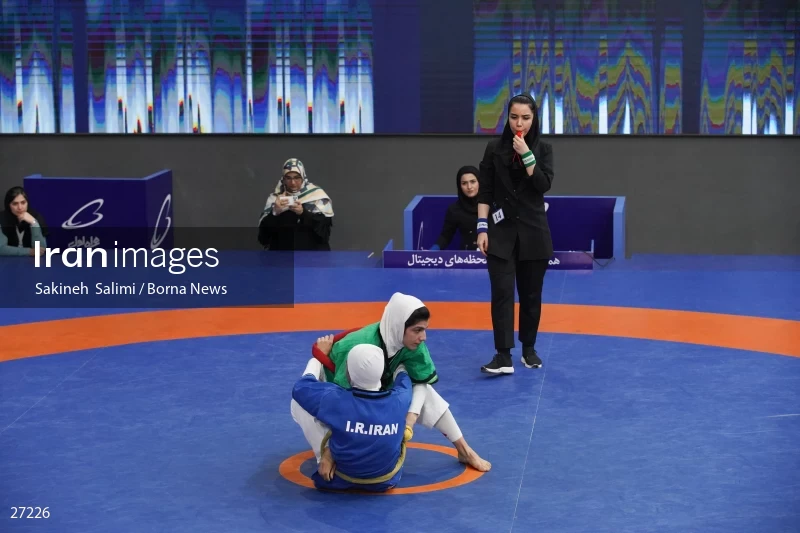 The national championship and selection of the Iranian female Alysh wrestling national team