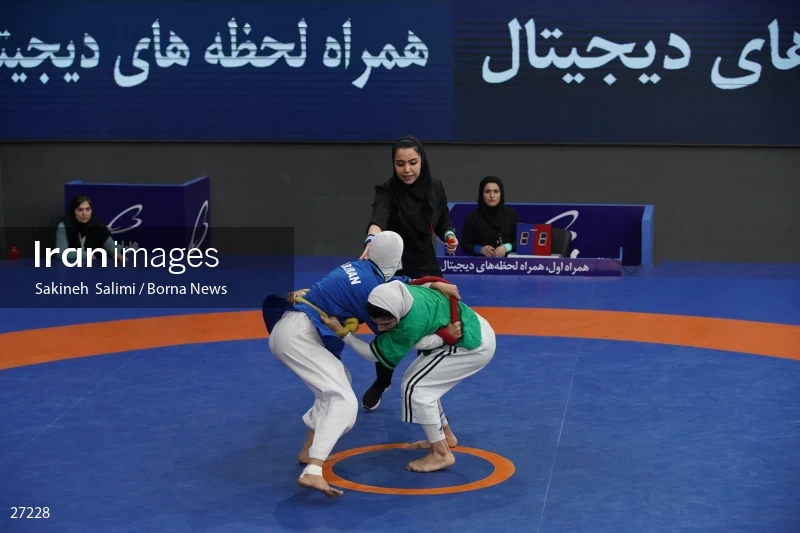 The national championship and selection of the Iranian female Alysh wrestling national team