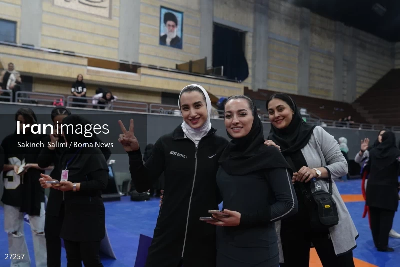 The national championship and selection of the Iranian female Alysh wrestling national team