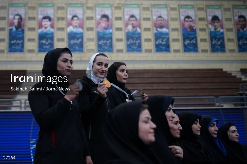 The national championship and selection of the Iranian female Alysh wrestling national team