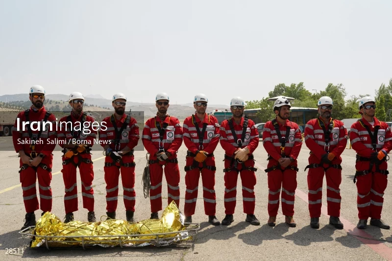 Training operation of Iranian Red Crescent Society