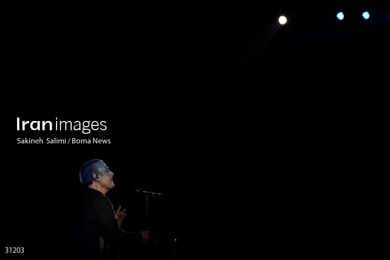 Alireza Ghorbani's concert in Saad Abad cultural and historical complex