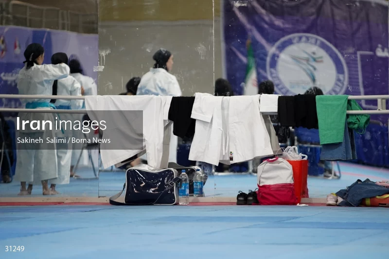 The girls' national karate team selection competition