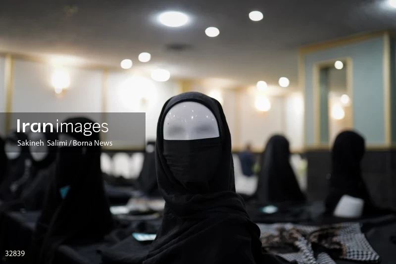 Muharram mourning clothing exhibition in Tehran