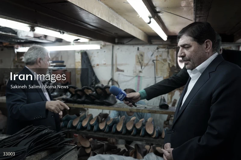 First vice president visits Pachenar Bazaar in Tehran