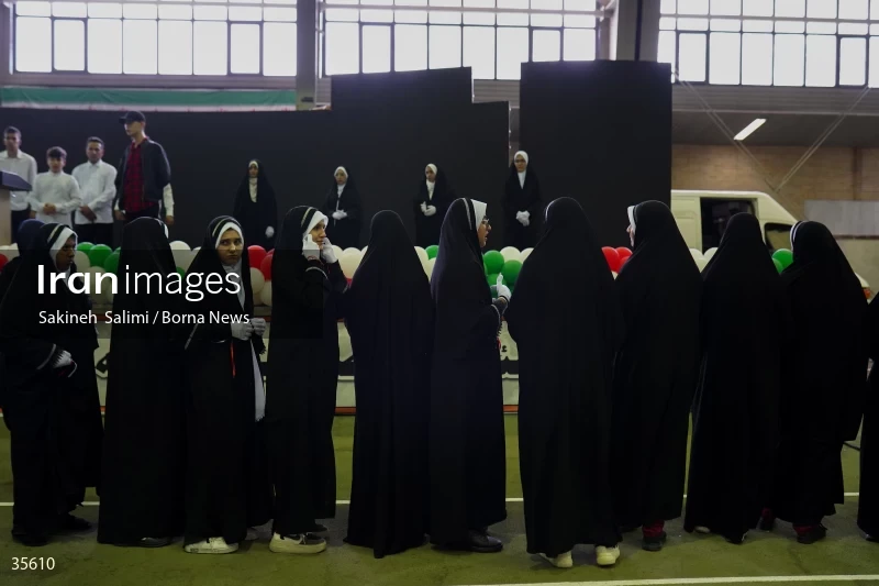 The opening ceremony of sports competitions for students with hearing impairments