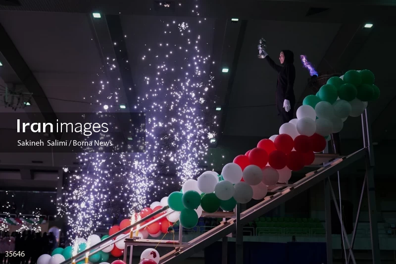 The opening ceremony of sports competitions for students with hearing impairments