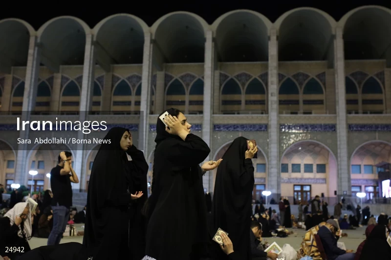 Qadr Night in Tehran Mosalla - 19th day of Ramadan