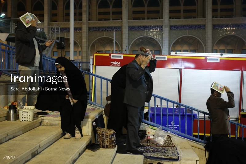 Qadr Night in Tehran Mosalla - 19th day of Ramadan