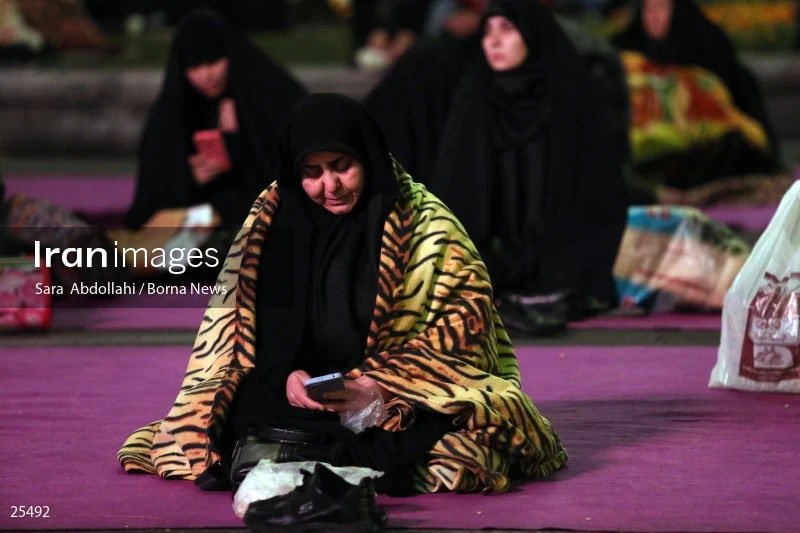 Qadr Night in Tehran Palestine Square (23rd day of Ramadan)